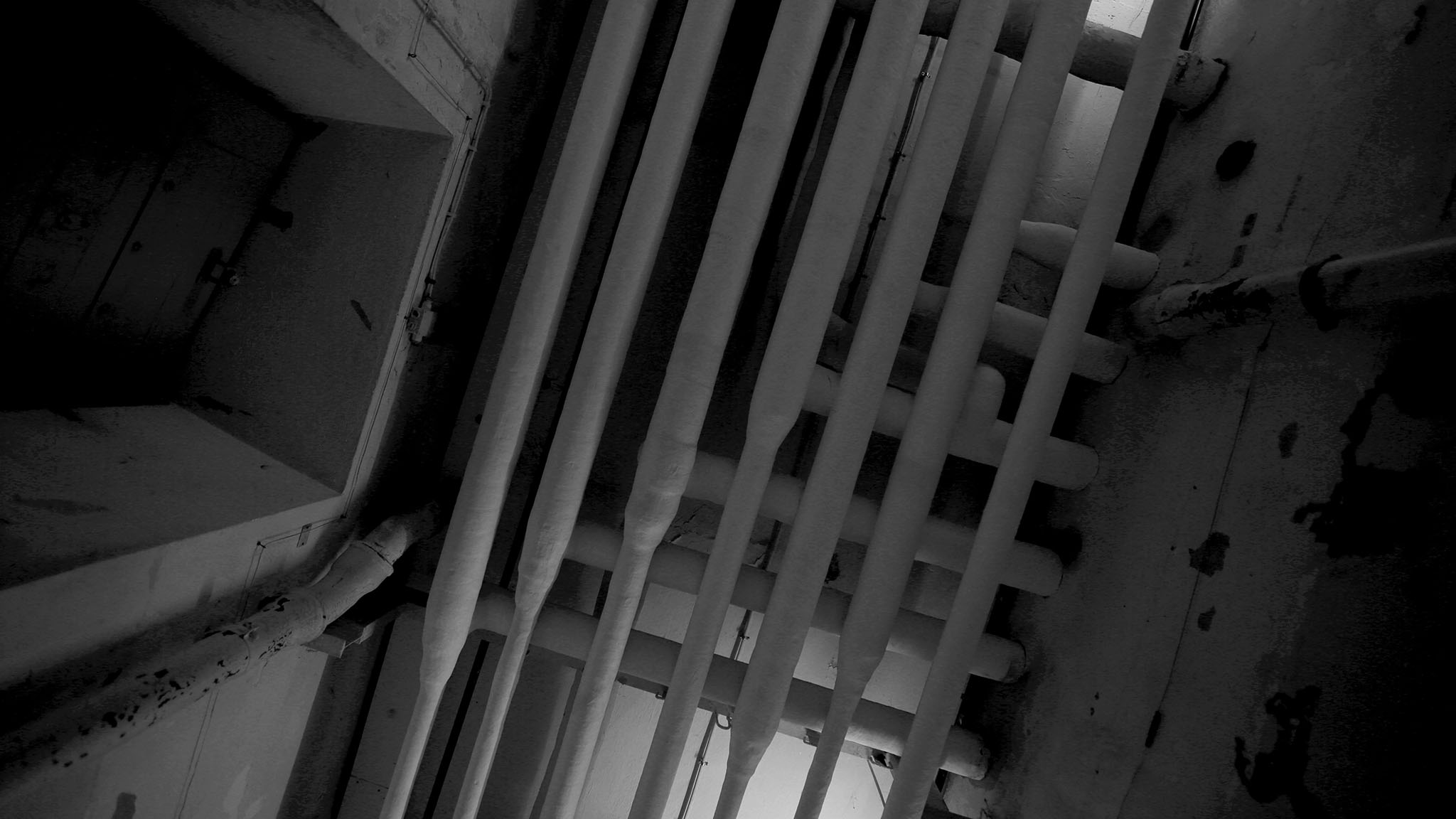 Aufnahmen vom 25.12.2013 des Raum 0 im Kellergeschoss des Nordflügels der zentralen Untersuchungshaftanstalt des Ministerium für Staatssicherheit der Deutschen Demokratischen Republik in Berlin-Hohenschönhausen, Foto 189