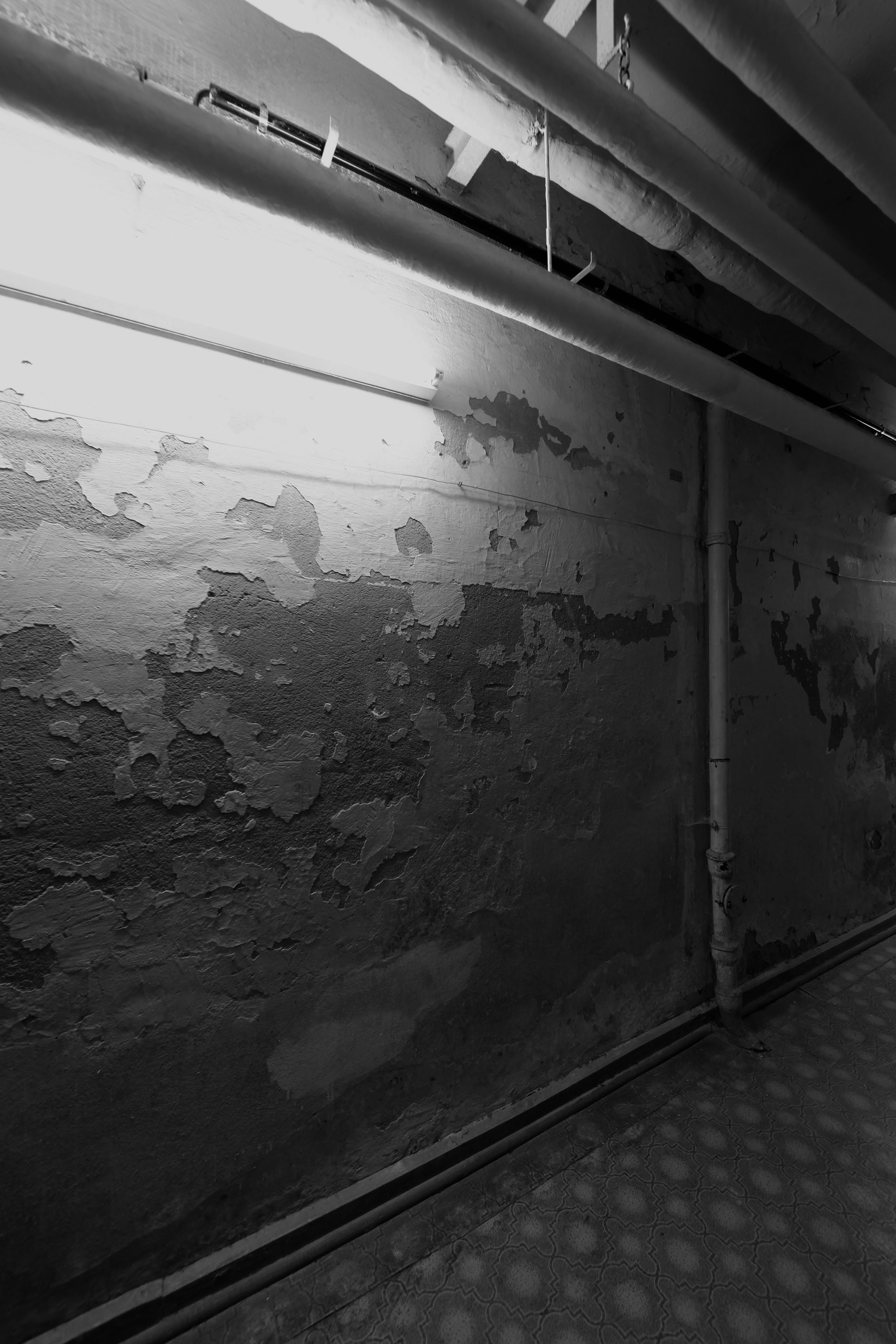 Aufnahmen vom 25.12.2013 des Raum 0 im Kellergeschoss des Nordflügels der zentralen Untersuchungshaftanstalt des Ministerium für Staatssicherheit der Deutschen Demokratischen Republik in Berlin-Hohenschönhausen, Foto 290