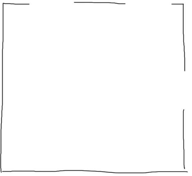 Grundriss des Raums 1016 im Erdgeschoss des Nordtflügels der zentralen Untersuchungshaftanstalt des Ministerium für Staatssicherheit der Deutschen Demokratischen Republik in Berlin-Hohenschönhausen